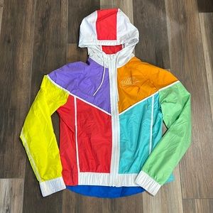 Nike color block windbreaker Y2K